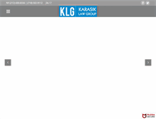 Tablet Screenshot of karasiklawyers.com